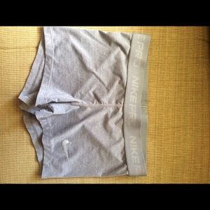 Nike pro compression shorts