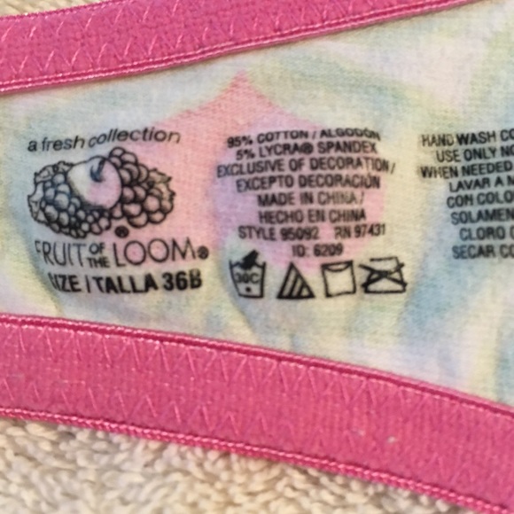 Heart Print Bra 36B - Picture 3 of 5