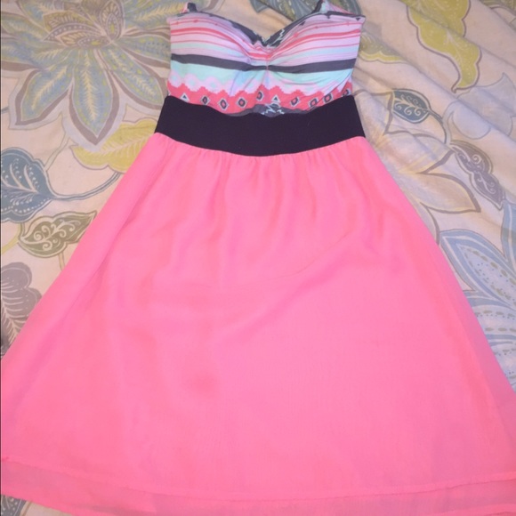 Strapless summer dress