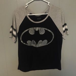 Black and Grey batman shirt