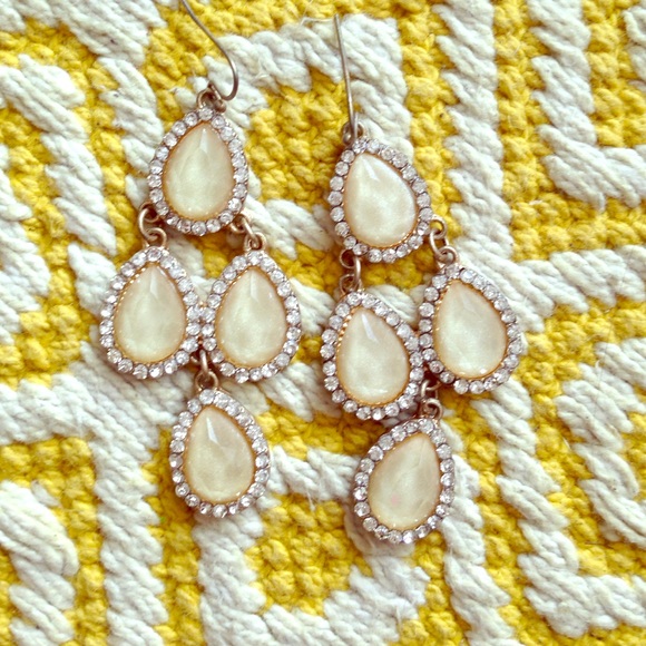 Anthropologie chandelier statement earrings