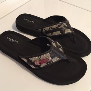 Coach flip flops