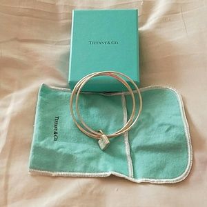 Authentic Tiffany & Co 3 Bangles w/ TCO 1837 Lock