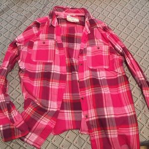 Aeropostale long sleeve plaid shirt