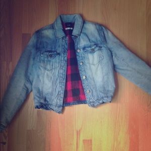 Flannel-Lined Denim Jacket