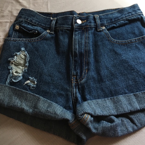 High Waisted Jean Shorts