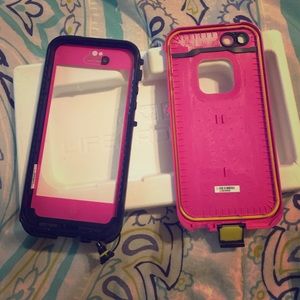 PINK Lifeproof Fre Case for iPhone 5 OBO