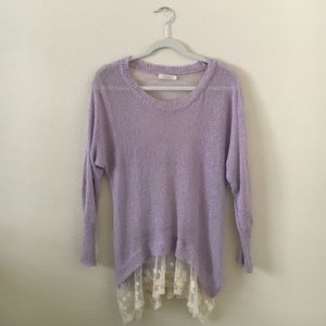 LF Millau lavender sweater