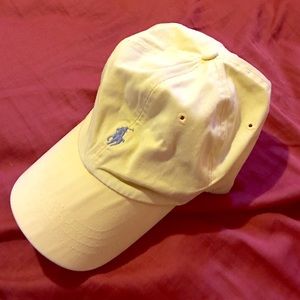 yellow polo hat