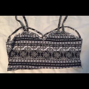 Patterned bralette