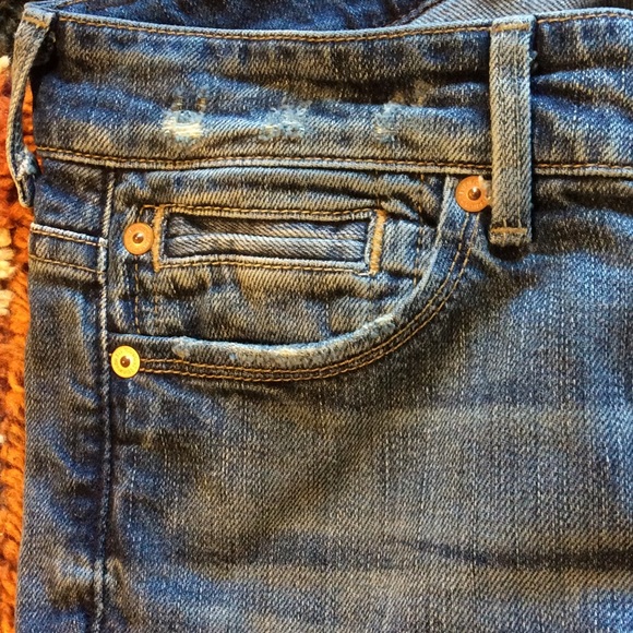 7FAM Jiselle Distressed Straight Leg Jeans - Picture 4 of 4