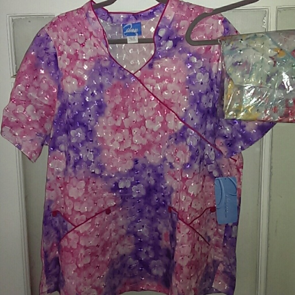 Two new scrub tops