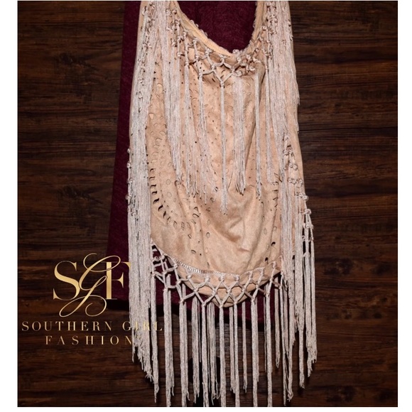 HOBO BAG Faux Suede Oversized Summer Shoulder Tote - Picture 4 of 7