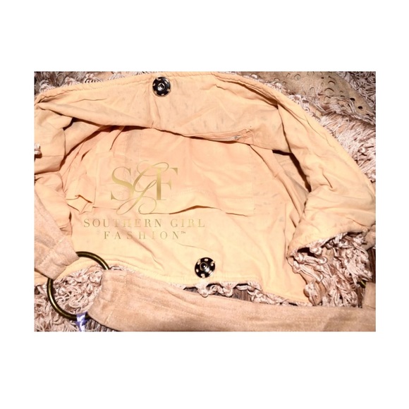 HOBO BAG Faux Suede Oversized Summer Shoulder Tote - Picture 5 of 7