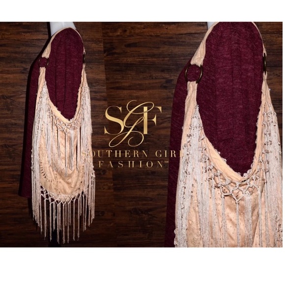 HOBO BAG Faux Suede Oversized Summer Shoulder Tote - Picture 6 of 7