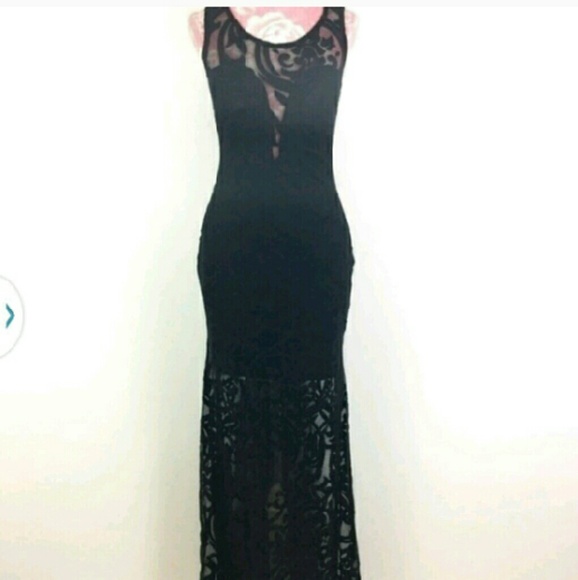 Black Design Bodycon Dress **** PERFECT CONDITION