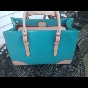 Authentic Dooney and Bourke patent leather handbag