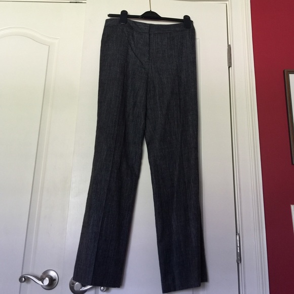 Brooks Brothers light denim flat front pants.