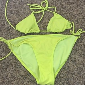 OP Neon Yellow Bikini- size: XL (15/17)