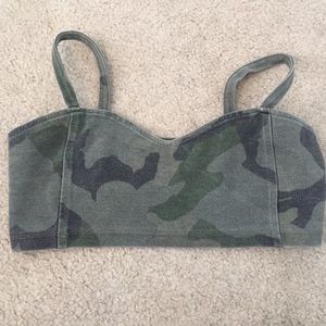 brandy Melville Camo bralette