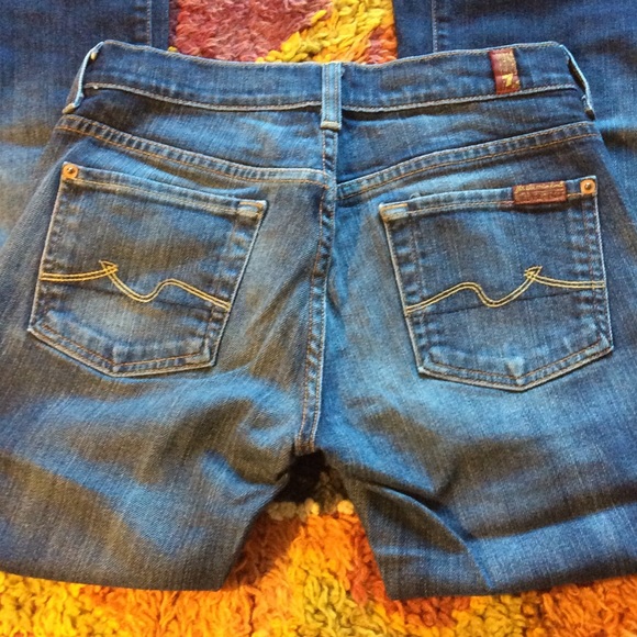 7FAM Bootcut Button Fly Jeans - Picture 2 of 4