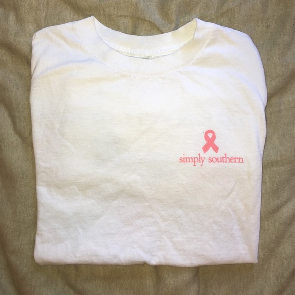 Simply Southern White Long Sleeve T-Shirt