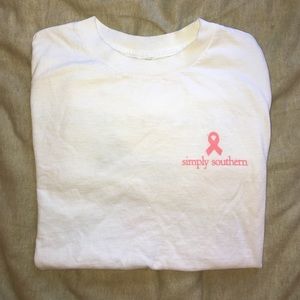 Simply Southern White Long Sleeve T-Shirt