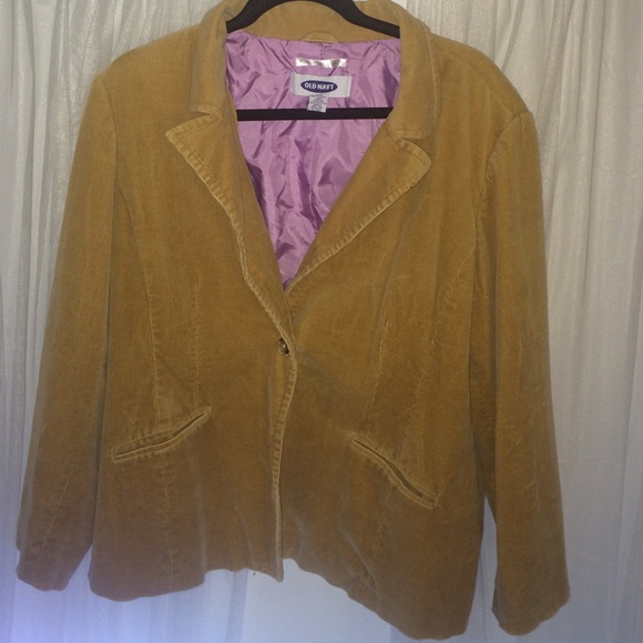 Corduroy Beige Blazer
