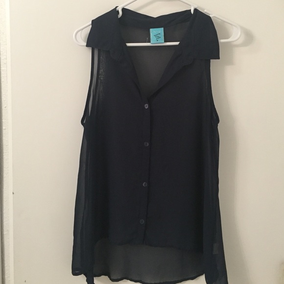 H.I.P. Navy sheer Tank - Picture 1 of 2