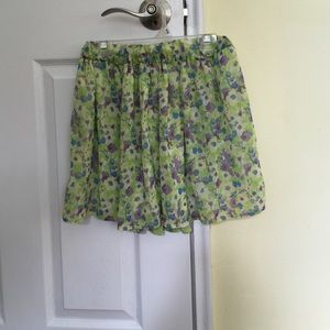 Zara floral skirt