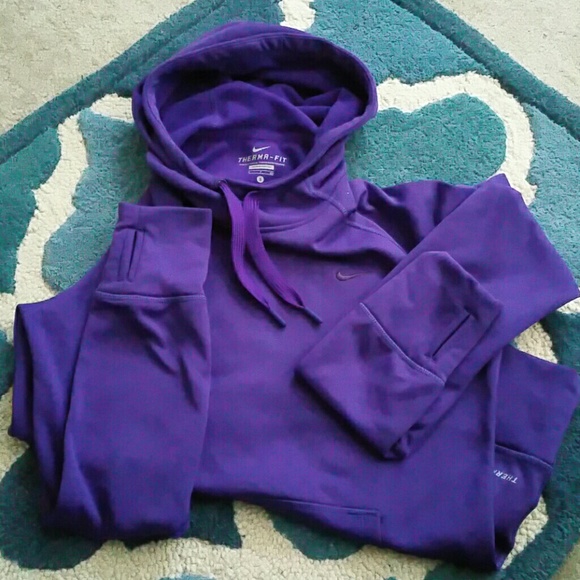 Nike Purple Terma-Fit Hoodie