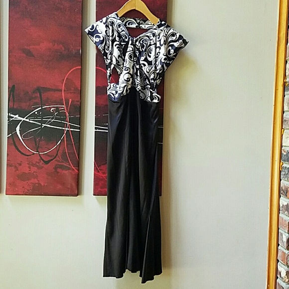 Bebe open back dress