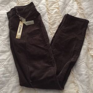 Skinny Brown Corduroys