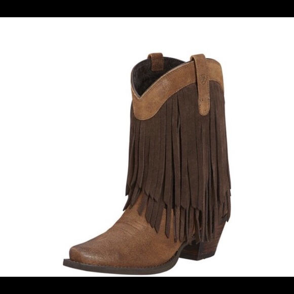 RESERVED!! Ariat Gold Rush Fringe Boot