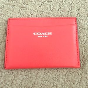 Coach card holder