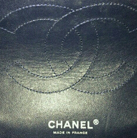 Chanel Navy Leather Authentic w/box & papers - Picture 7 of 8