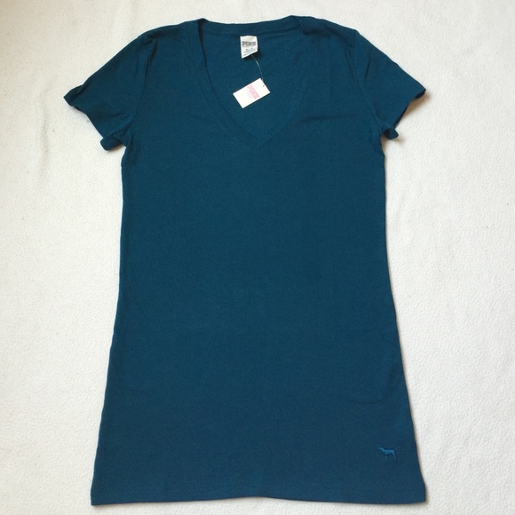 PINK V-neck Tee - Picture 4 of 4