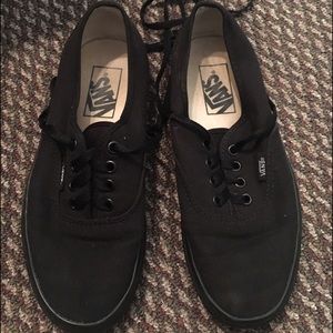 All black vans