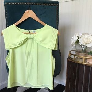 Light neon green/yellow tank size Medium