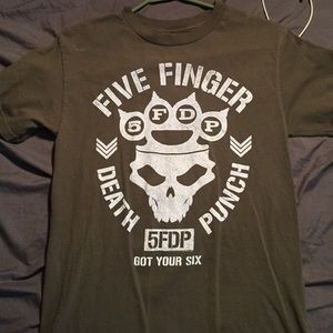 Hot Topic women's five finger death punch tee.