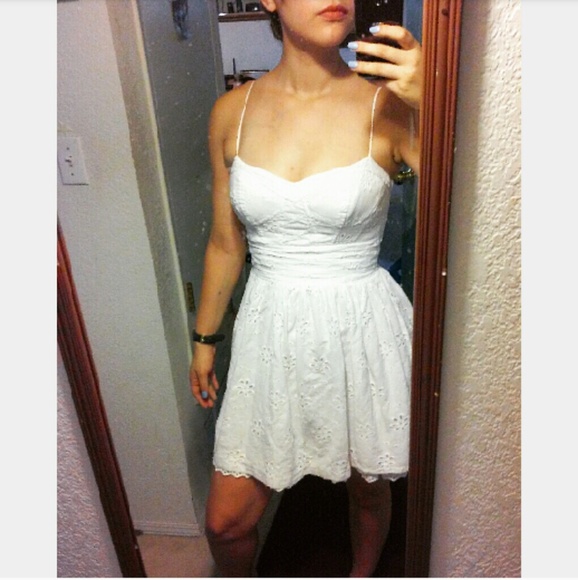 White XOXO dress