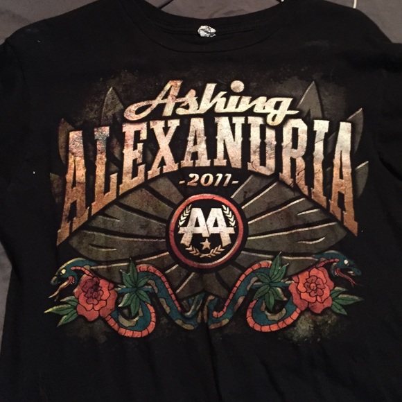 Men's Asking Alexandria tee shirt from Hot Topic