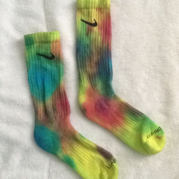 Nike tie dye socks