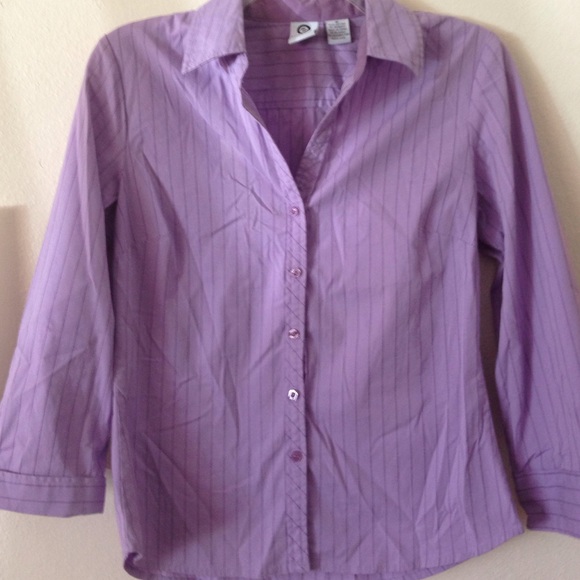 Purple long sleeve shirt