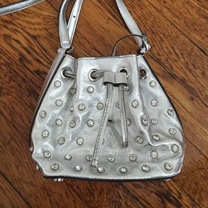 Michael Kors rhinestone bucket crossbody