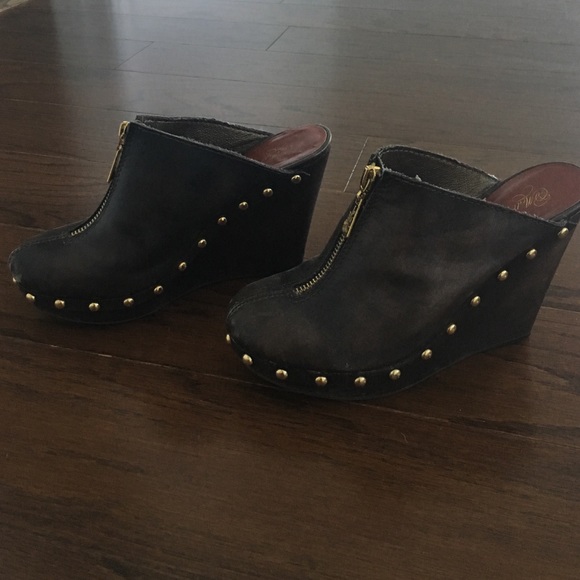 Matt Bernson Studded Wedge Clog - image 2
