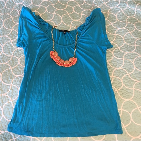 Turquoise Blue Top - Picture 2 of 2