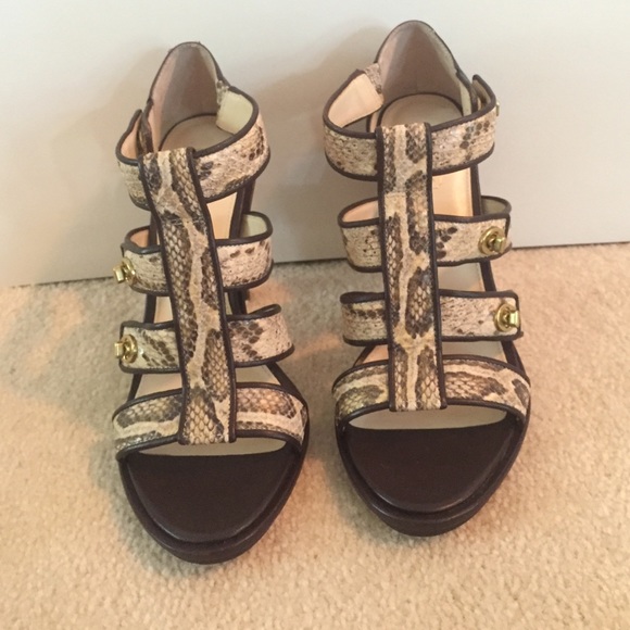 Coach Buckle Heels