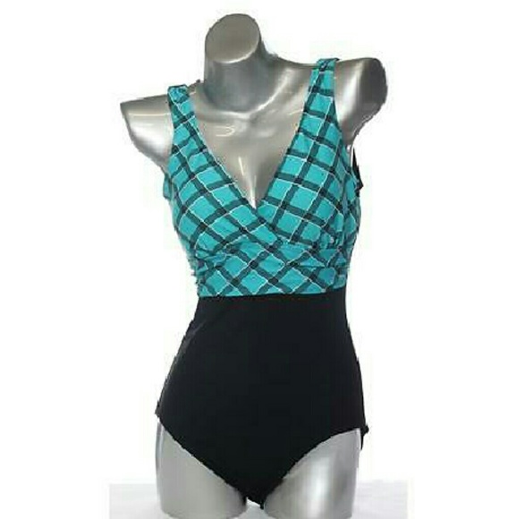 Tropical Honey slimming one piece swimsuit 12 NWT