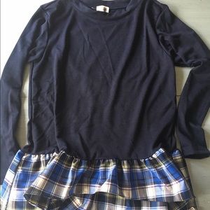 Anthropologie peplum top